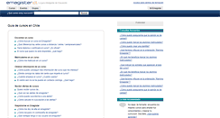 Desktop Screenshot of guia.emagister.cl