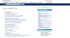 Desktop Screenshot of guide.emagister.fr
